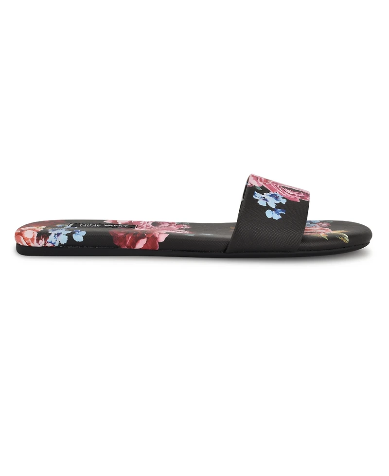 Nine West Women's Lolipop Flat Slide Sandals