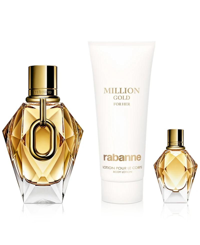 Rabanne 3-Pc. Million Gold For Her Eau de Parfum Gift Set