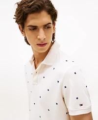 Tommy Hilfiger Men's All Over Star Print Polo Shirt