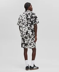 Mode Of One Mens Palm Reverse Button Up Shirt Shorts Exclusively At Macys