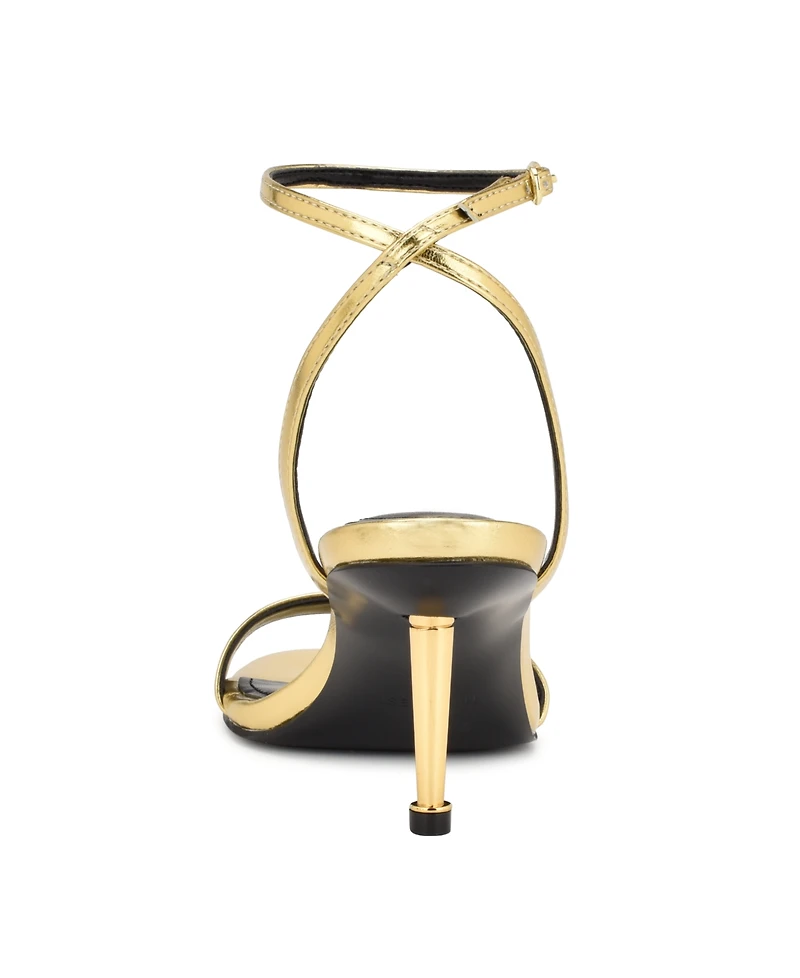 Nine West Women's Anny Ankle Strap Stiletto Sandals