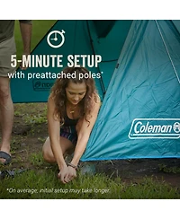 Coleman Evergreen Skydome 6-Person Camping Tent with Full-Fly Vestibule