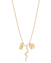 Ettika Serpentina Snake Inspired Charm Necklace