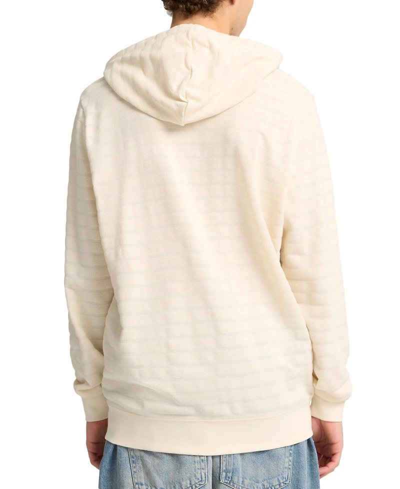 Puma Men's Ess Elevated Regular-Fit Textured Stripe Full-Zip Hoodie