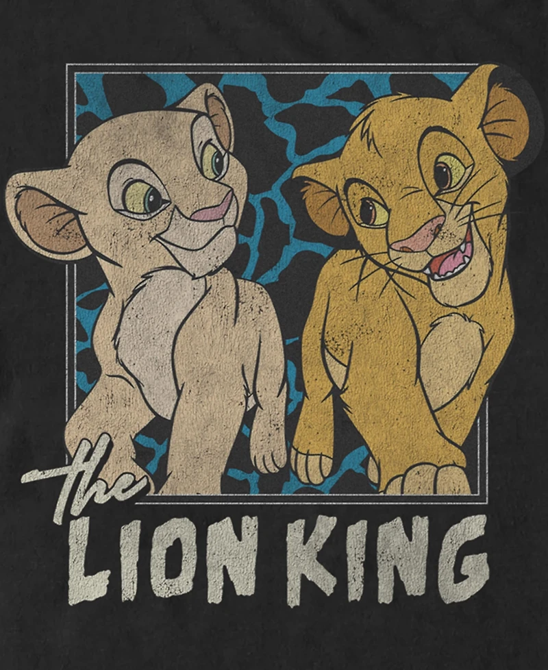 Lion King Men's Simba and Nala Short Sleeve T-Shirt