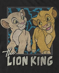 Lion King Men's Simba and Nala Short Sleeve T-Shirt