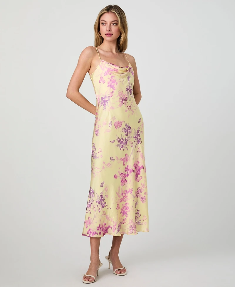 French Connection Women's Elyria Oona Satin Slip Dress