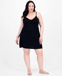 I.n.c. International Concepts Plus Lace-Cutout Chemise, Exclusively at Macy's