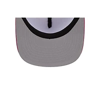 New Era Men's Red Cincinnati Reds Team Horizon 9FIFTY A-Frame Trucker Snapback Hat