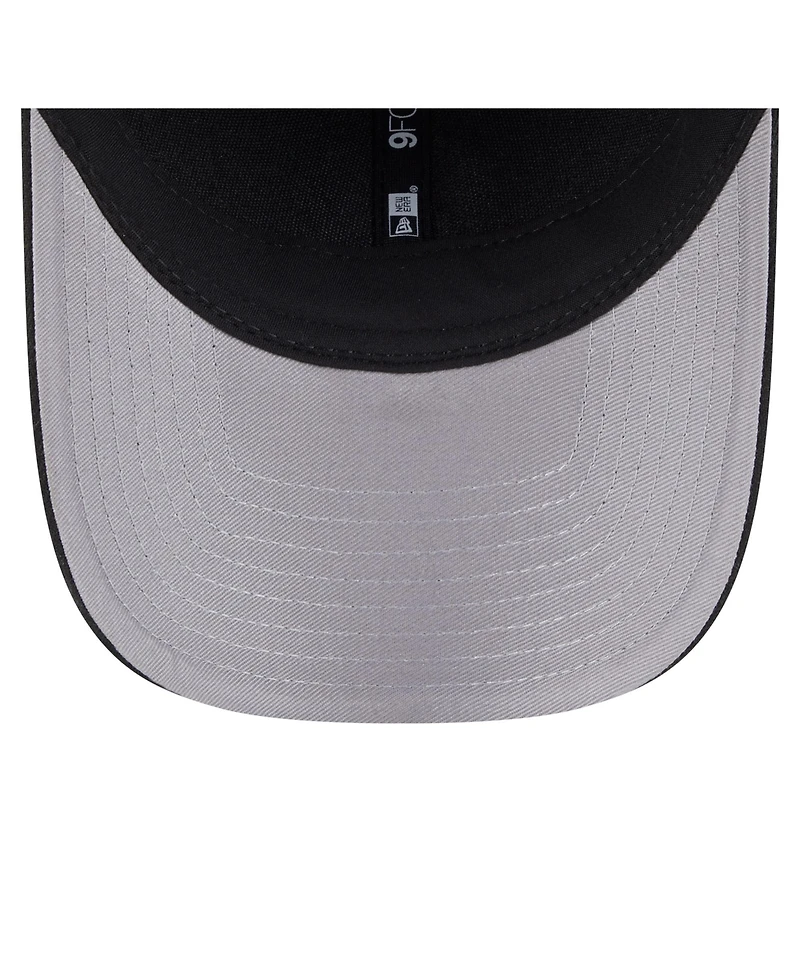 New Era Men's Black Pittsburgh Pirates Player Replica 9FORTY Adjustable Hat