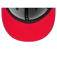 New Era Men's Black/Royal Philadelphia 76ers Sport Night Splatter 2-Tone 9FIFTY Snapback Hat