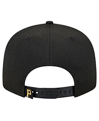 New Era Men's Black Pittsburgh Pirates Splatter 9FIFTY Snapback Hat