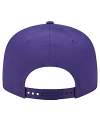 New Era Men's Purple Phoenix Suns Script Side Patch 9FIFTY Snapback Hat
