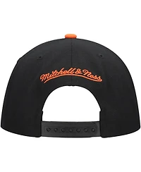 Mitchell & Ness Men's Black/Orange Oregon State Beavers 2-Tone 2.0 Snapback Hat