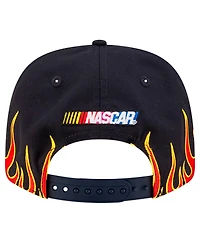 New Era Men's Black/Scarlet Jeff Gordon DuPont Flames 9SEVENTY Stretch-snap Hat