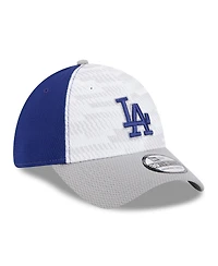 New Era Men's Royal/Gray Los Angeles Dodgers 2025 Mlb Clubhouse 39THIRTY Flex Hat