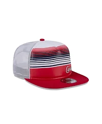 New Era Men's Red St. Louis Cardinals Team Horizon 9FIFTY A-Frame Trucker Snapback Hat