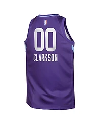 Nike Big Boys and Girls Jordan Clarkson Purple Utah Jazz 2024/25 Swingman Player Jersey - City Edition