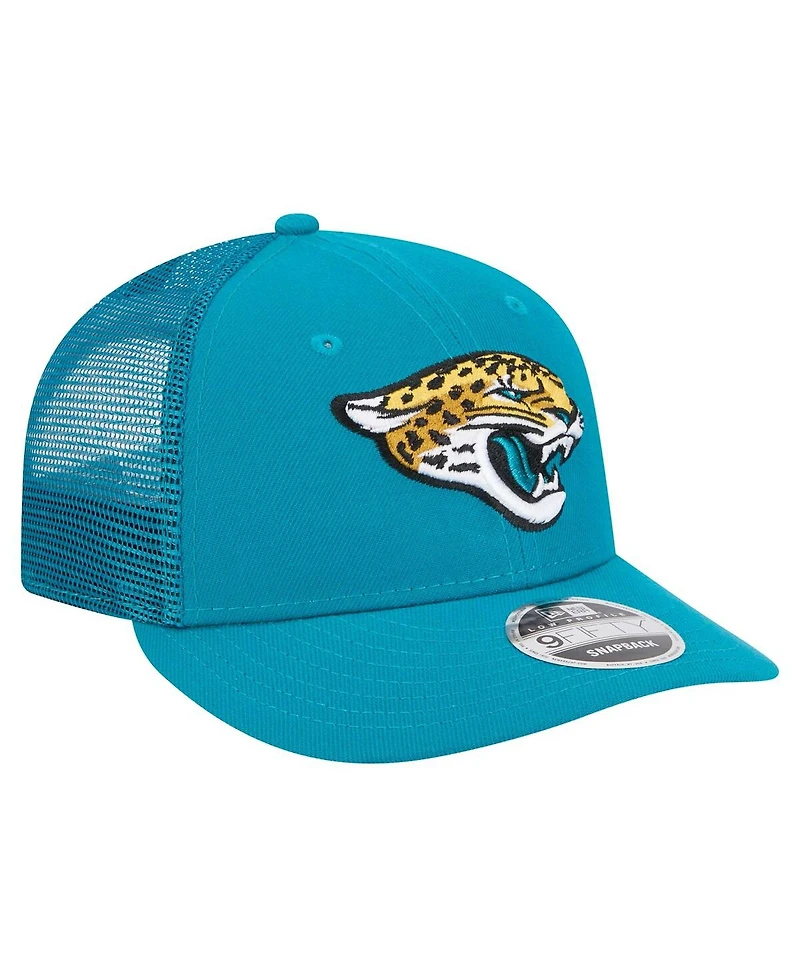 New Era Men's Teal Jacksonville Jaguars Low Profile 9FIFTY Snapback Hat