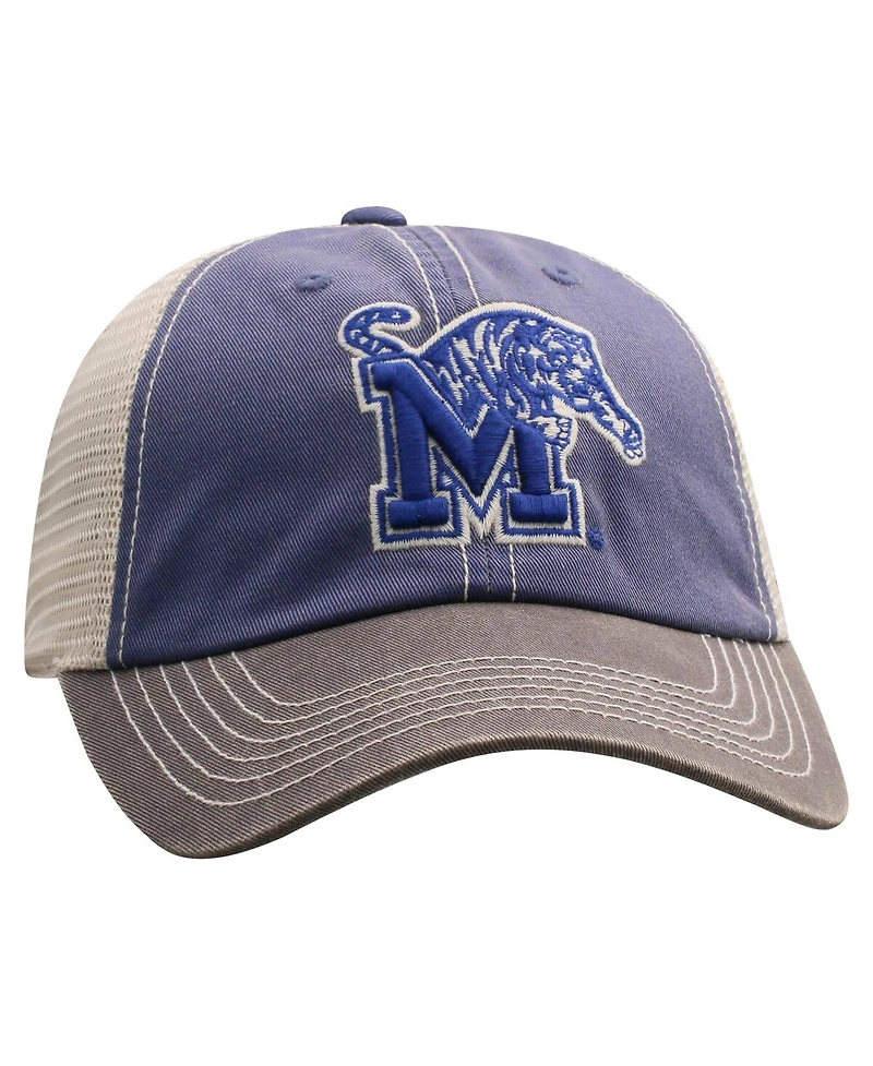 Top of the World Men's Royal Memphis Tigers Off Road Adjustable Trucker Hat