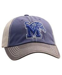 Top of the World Men's Royal Memphis Tigers Off Road Adjustable Trucker Hat
