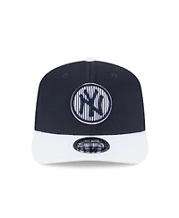 New Era Men's Navy/White New York Yankees 2025 Batting Practice 9SEVENTY Stretch-Snap Trucker Hat