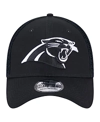 New Era Men's Black Carolina Panthers Main Neo 39THIRTY Flex Hat