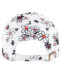 '47 Brand Girls Toddler White Houston Texans Daisy Delight Clean Up Adjustable Hat