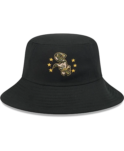 New Era Men's Black Chicago White Sox 2024 Armed Forces Day Bucket Hat
