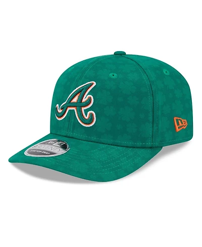 New Era Men's Kelly Green Atlanta Braves St. Patrick's Day 9SEVENTY Adjustable Hat