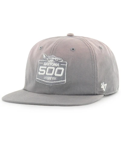 '47 Brand Men's Gray 2025 Daytona 500 Sebasco Captain Snapback Hat