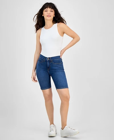 Levi's Women's Mid-Rise Shaping Bermuda Shorts