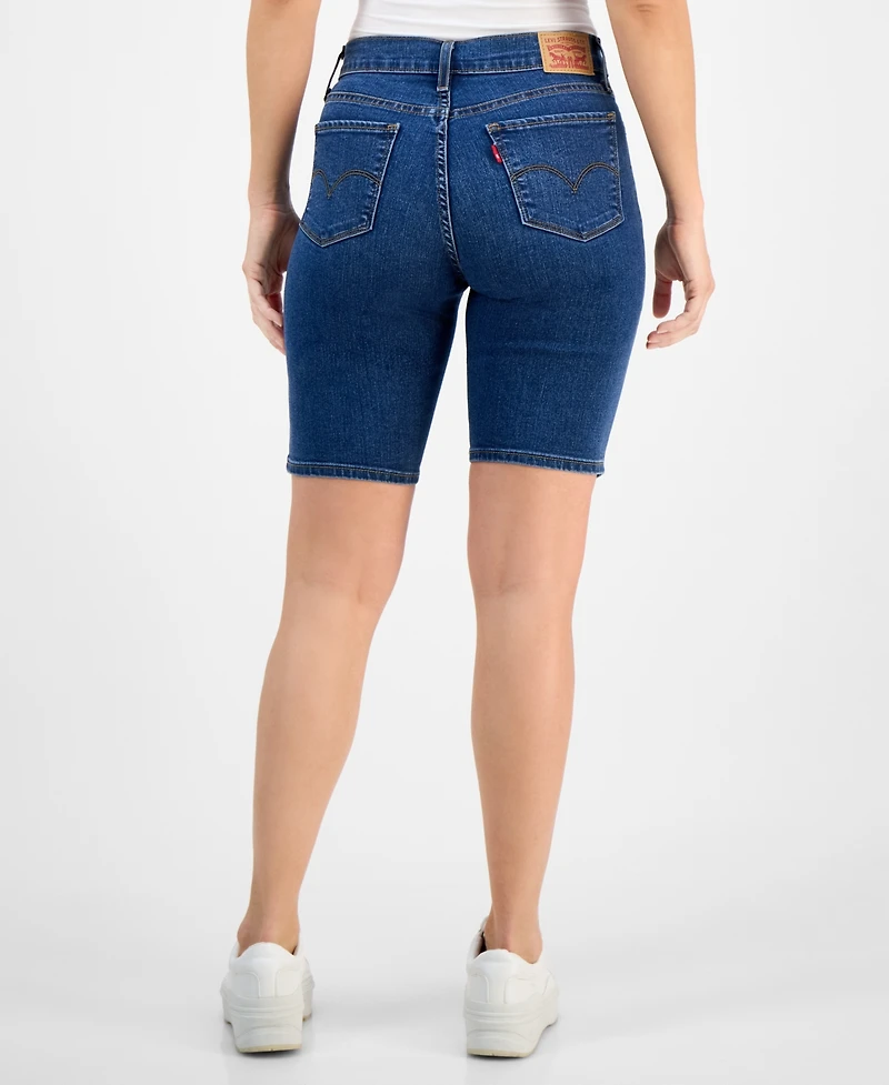 Levi's Women's Mid-Rise Shaping Bermuda Shorts