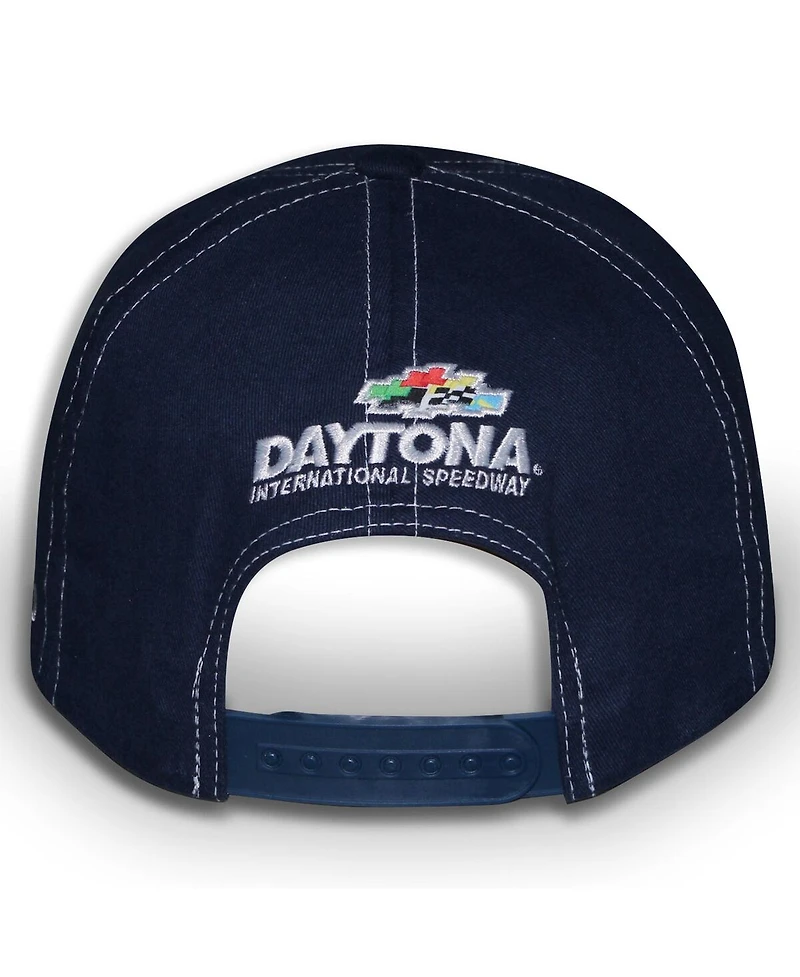Checkered Flag Sports Men's Navy Daytona International Speedway Daytona 500 Trophy Adjustable Hat