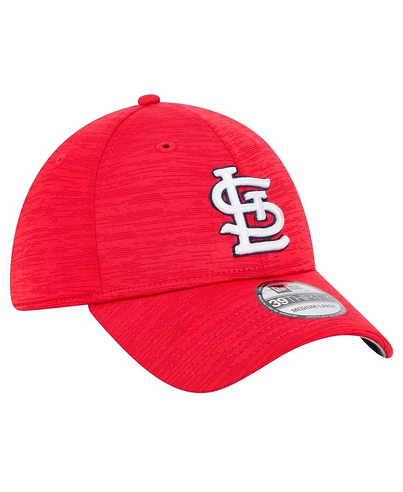 New Era Men's Red St. Louis Cardinals Tech 39THIRTY Flex Hat