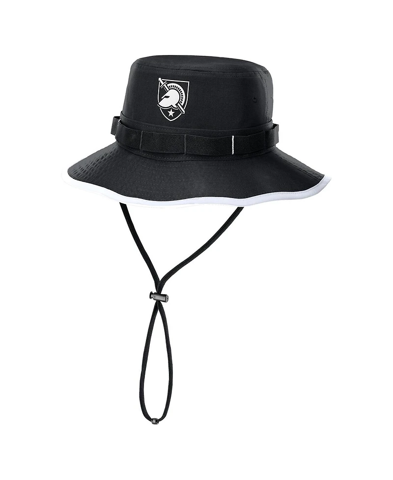 Nike Men's Black Army Black Knights 2024 Rivalry Apex Boonie Performance Bucket Hat