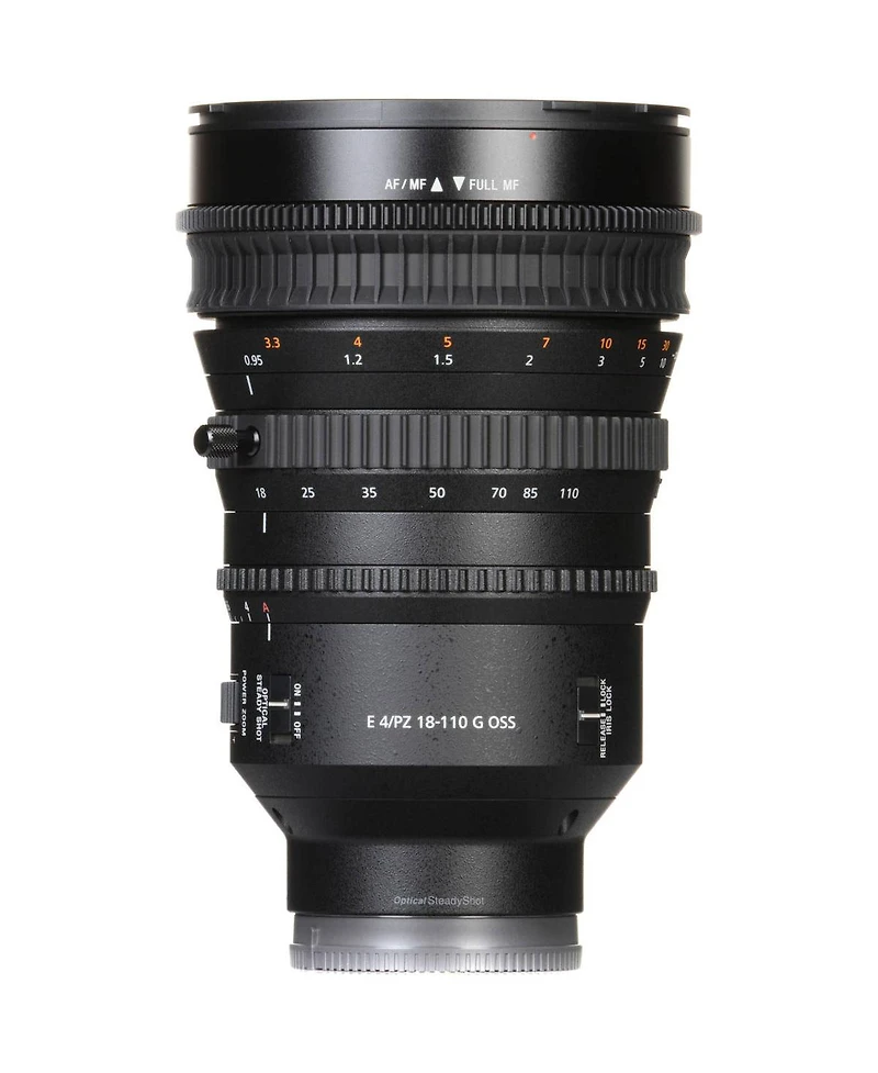 Sony Sony SELP18110G 18-110mm f/4-22 Fixed Zoom Camera Lens, Black