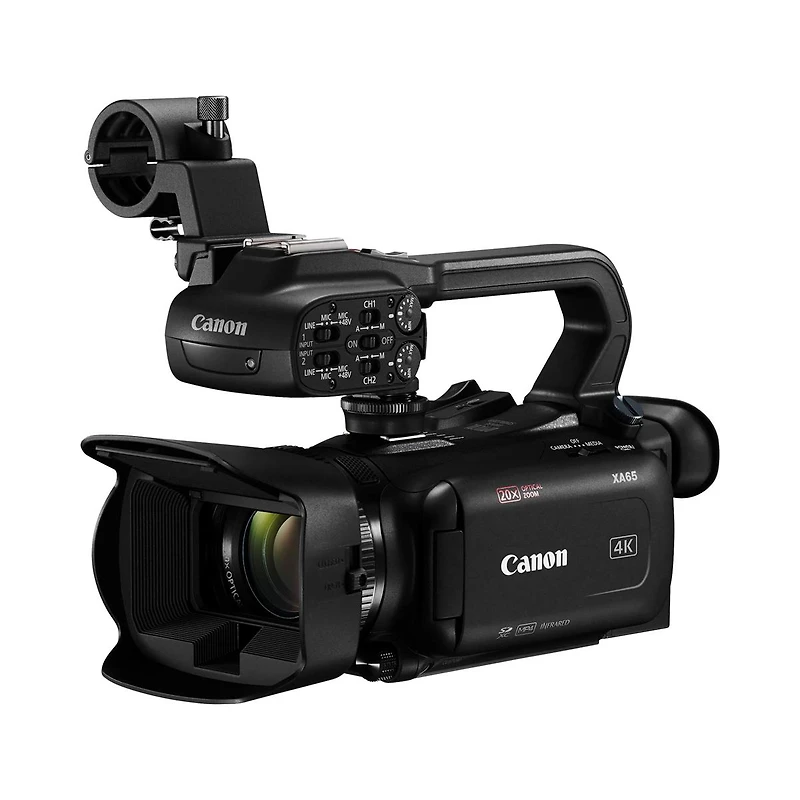 Canon XA65 4K Ultra Hd Compact Professional 20x Zoom Camcorder, 3G-sdi