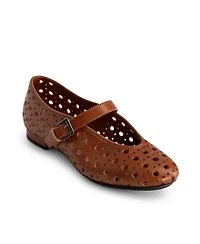 Bernardo Borden Perf Mary Jane Flat