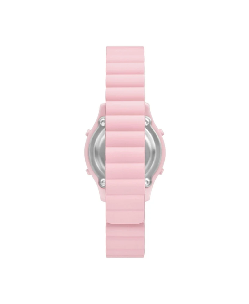 Skechers Women's Rosencrans Digital, Blush Polycarbonate Watch