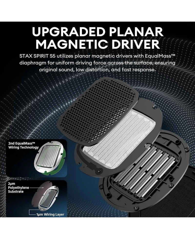 Edifier Wireless Planar Magnetic Headphones, Hi-Res Audio, Bluetooth 5.4, 80H Playback & Fast Charging