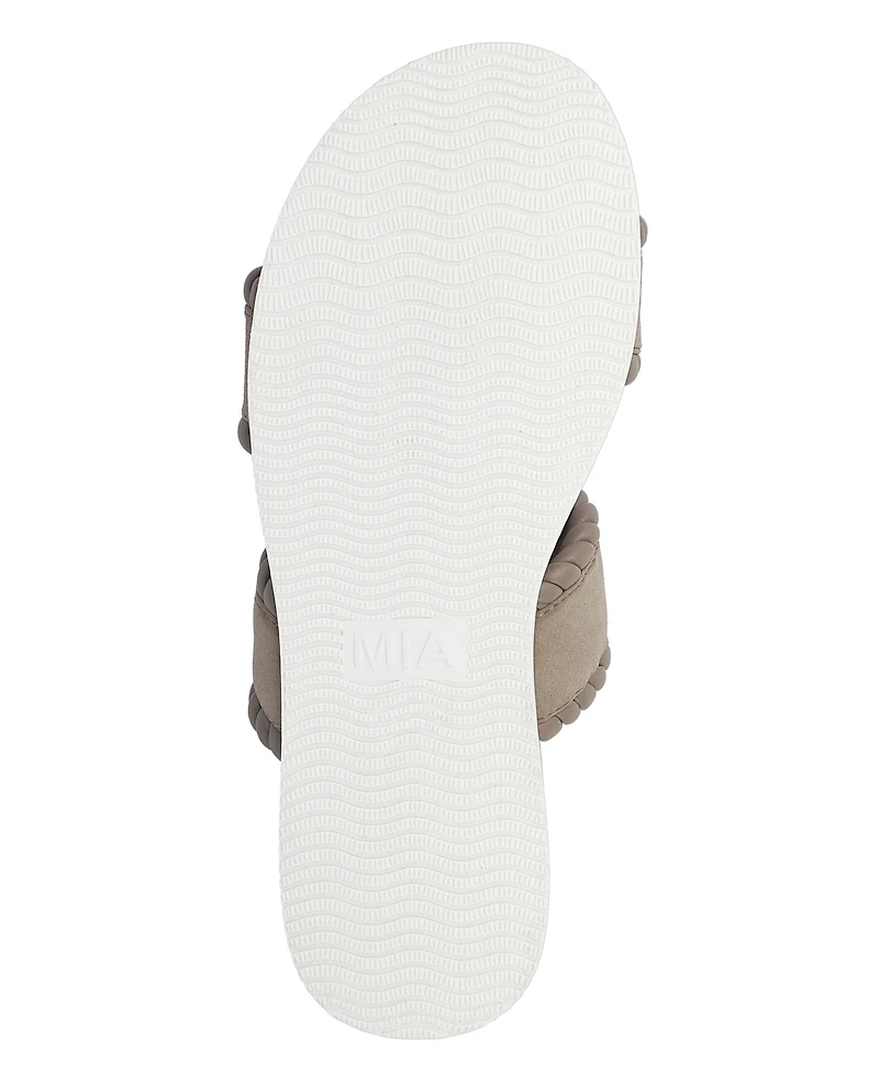 Mia Women's Vada Slide Round Toe Sandals