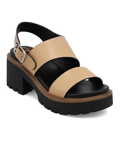 Mia Women's Sheska Block Heel Sandals