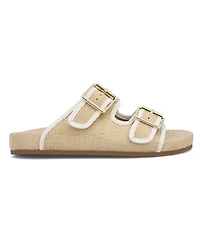 Mia Women's Gazell Double Buckle Slip-On Slide Sandals
