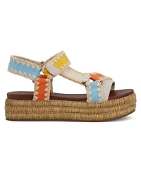 Mia Women's Malti Flatform Round Toe Sandals