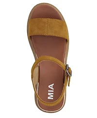 Mia Women's Ophidia Round Toe Wedge Sandals