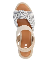 Mia Women's Belinda Round Toe Wedge Sandals