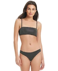 Red Carter Womens Straight Bikini Top Bikini Bottoms