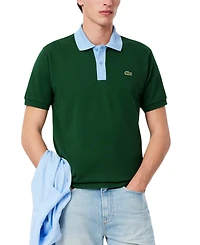 Lacoste Men's Classic Fit Petit Pique Short Sleeve Polo Shirt - DQA