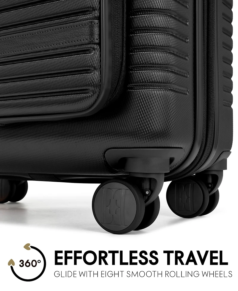 Elle Escape 22.5" Expandable Carry-On Suitcase with Front Laptop Pocket